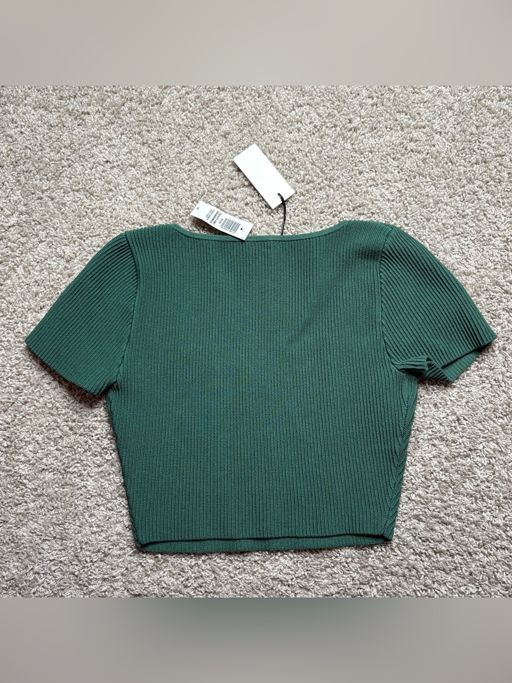 Babaton Sculpt Knit Squareneck Short Sleeve - Picture 2 of 3